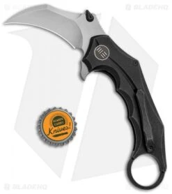 WE Knife Co. Incisor Karambit Frame Lock Knife Black Ti (2.8" Stonewash) 816C -Benchmadess Zone WE Knife Co Incisor Karambit FL Black Ti SW 816C BHQ 89918 jr bottlecap