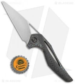 WE Knife Co. Isham ÃternA Integral Knife CF/Flamed Ti (3.25" M390) Aeterna -Benchmadess Zone WE Knife Co Isham AEternACF Flamed Ti M390 918B BHQ 101590 jr bottlecap