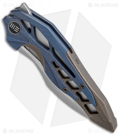 WE Knife Co. Isham Arrakis Knife Blue/Brown Ti (3.5" Stonewash) 906E 4 WE Knife Co. Isham Arrakis Knife Blue/Brown Ti (3.5" Stonewash) 906E - Image 2