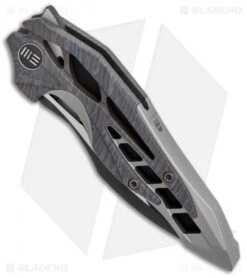 WE Knife Co. Isham Arrakis Knife Flame/Gray Ti (3.5" Black Stonewash) 906G -Benchmadess Zone WE Knife Co Isham Arrakis Flame Gray Ti Black 906G BHQ 103150 jr spine