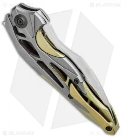 WE Knife Co. Isham Arrakis Knife Gold/Gray Titanium (3.5" Satin) 906C 9 WE Knife Co. Isham Arrakis Knife Gold/Gray Titanium (3.5" Satin) 906C -Benchmadess Zone WE Knife Co Isham Arrakis Gold Gray Ti Satin 906C BHQ 93881 jr side