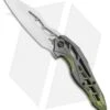 WE Knife Co. Isham Arrakis Knife Gray/Green Titanium (3.5" Satin) 906D