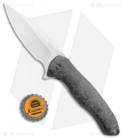 WE Knife Co. Kitefin Frame Lock Knife Shredded CF (3.24" Bead Blast) 2001B -Benchmadess Zone WE Knife Co Kitefin FL Shredded CF BB 2001B BHQ 108998 jr bottlecap