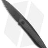 WE Knife Co. Black Void Opus Folding Knife Black Ti/Twill CF (2.8" V-Grind)