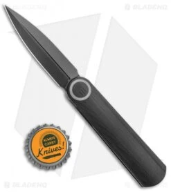 WE Knife Co. Lundquist Eidolon Dagger Liner Lock Knife Black G-10 (2.9" Black) -Benchmadess Zone WE Knife Co Lundquist Eidolon Dagger LL Black G 10 Black BHQ 121002 jr bottlecap