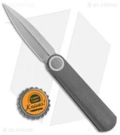 WE Knife Co. Lundquist Eidolon Dagger Liner Lock Knife Gray G-10 (2.9" SW) -Benchmadess Zone WE Knife Co Lundquist Eidolon Dagger LL Gray G 10 SW BHQ 120909 jr bottlecap