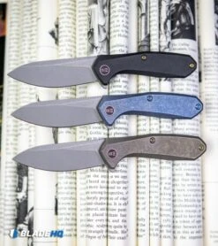 WE Knife Co. Mote Frame Lock Knife Black Titanium (2.6" BB/SW) 2005C -Benchmadess Zone WE Knife Co Mote Frame Lock Knife Blue Titanium Satin 2005B BHQ 106984 kp book web