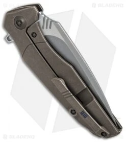 WE Knife Co. Nitida Frame Lock Knife Bronze Ti/CF (3.5" Stonewash) 707D -Benchmadess Zone WE Knife Co Nitida bronze ti cf stonewash 707D BHQ 72349 er side