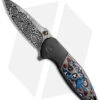 WE Knife Co. Nitro Mini Frame Lock Knife Ti + Nebula CF (3.13" Damasteel)