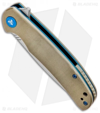 WE Knife Co. Practic Liner Lock Knife Tan G-10 (3.3" Satin M390) 809B 4 WE Knife Co. Practic Liner Lock Knife Tan G-10 (3.3" Satin M390) 809B - Image 2