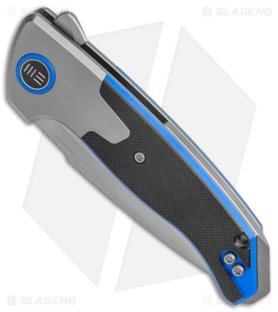 WE Knife Co. Press Check DP Ti + Black/Blue G-10 (3.17" Bead Blast) 20078B-2 4 WE Knife Co. Press Check DP Ti + Black/Blue G-10 (3.17" Bead Blast) 20078B-2 - Image 2