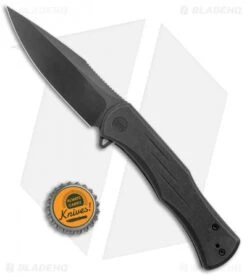WE Knife Co. Primoris Frame Lock Knife Black Titanium (3.5" Black Stonewash) -Benchmadess Zone WE Knife Co Primoris FL Black Ti Black SW WE20047A 3 BHQ 135789 jr bottlecap