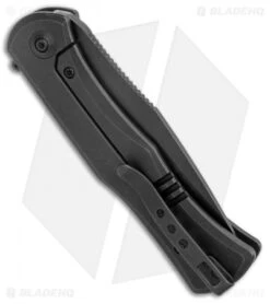 WE Knife Co. Primoris Frame Lock Knife Black Titanium (3.5" Black Stonewash) -Benchmadess Zone WE Knife Co Primoris FL Black Ti Black SW WE20047A 3 BHQ 135789 jr side