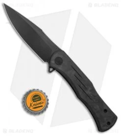 WE Knife Co. Primoris Frame Lock Knife Black CF/Titanium (3.5" Black Stonewash) -Benchmadess Zone WE Knife Co Primoris FL CF Ti Black SW WE20047B 1 BHQ 135790 jr bottlecap