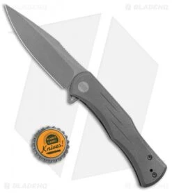 WE Knife Co. Primoris Frame Lock Knife Gray Titanium (3.5" Stonewash) -Benchmadess Zone WE Knife Co Primoris FL Gray Ti SW WE20047A 1 BHQ 135783 jr bottlecap