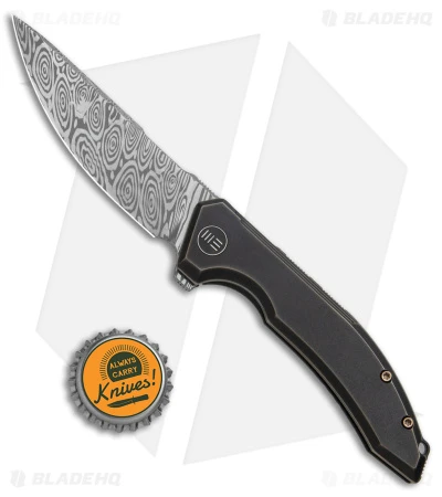 WE Knife Co. Quixotic Frame Lock Bronze/Black Ti (3.45" Damascus) WE21016-DS1 6 WE Knife Co. Quixotic Frame Lock Bronze/Black Ti (3.45" Damascus) WE21016-DS1 - Image 4