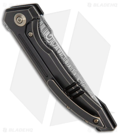 WE Knife Co. Quixotic Frame Lock Bronze/Black Ti (3.45" Damascus) WE21016-DS1 5 WE Knife Co. Quixotic Frame Lock Bronze/Black Ti (3.45" Damascus) WE21016-DS1 - Image 3