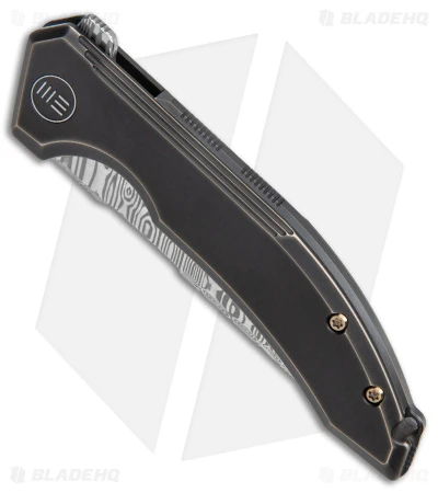 WE Knife Co. Quixotic Frame Lock Bronze/Black Ti (3.45" Damascus) WE21016-DS1 4 WE Knife Co. Quixotic Frame Lock Bronze/Black Ti (3.45" Damascus) WE21016-DS1 - Image 2