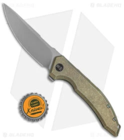 WE Knife Co. Quixotic Frame Lock Knife Green Ti (3.45" BB) WE21016-4 -Benchmadess Zone WE Knife Co Quixotic FL Green Ti BB BHQ 144154 jr bottlecap