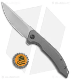 WE Knife Co. Quixotic Frame Lock Knife Titanium (3.45" BB) WE21016-1 -Benchmadess Zone WE Knife Co Quixotic Ti BB BHQ 141442 jr bottlecap