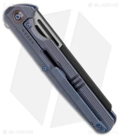 WE Knife Co. Reiver Frame Lock Knife Blue Titanium (3.97" BSW) WE16020-4 -Benchmadess Zone WE Knife Co Reiver FL Blue Ti BW TT BHQ 174407 jr side