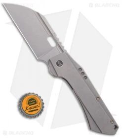 WE Knife Co. Roxi 3 Frame Lock Knife Titanium (3.1" Stonewash) -Benchmadess Zone WE Knife Co Roxi 3 Frame Lock Knife Ti Stonewash BHQ 126517 td size