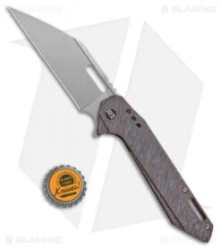 WE Knife Co. Roxi 4 Frame Lock Knife Flamed Ti (3.9" Stonewash) 916A -Benchmadess Zone WE Knife Co Roxi 4 FL Flamed Ti SW 916A BHQ 99824 jr bottlecap