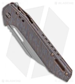 WE Knife Co. Roxi 4 Frame Lock Knife Flamed Ti (3.9" Stonewash) 916A -Benchmadess Zone WE Knife Co Roxi 4 FL Flamed Ti SW 916A BHQ 99824 jr spine