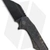 WE Knife Co. Roxi Frame Lock Knife Blue/Bronze Ti (2.6" Black Stonewash) 820C