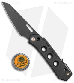 WE Knife Co. SNECX Vision R Superlock Knife Black Titanium (3.5" Black SW) -Benchmadess Zone WE Knife Co SNECX Vision R Superlock Black Ti Black SW BHQ 151741 jr bottlecap