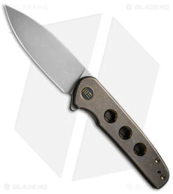 WE Knife Co. Shakan Frame Lock Knife Bronze Titanium (2.97" SW) WE20052B-2