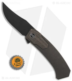 WE Knife Co. Shuddan Frame Lock Knife Bronze Titanium (3.48" Black SW) WE21015-3 9 WE Knife Co. Shuddan Frame Lock Knife Bronze Titanium (3.48" Black SW) WE21015-3 -Benchmadess Zone WE Knife Co Shuddan FLK Bronze Ti 3in Black SW BHQ 145874 td size
