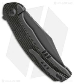 WE Knife Co. Snick Frame Lock Knife Gray Ti/Dark Green Micarta (3.5" Stonewash) -Benchmadess Zone WE Knife Co Snick Frame Lock Knife Gray Ti Dark Green Micarta 3in 5cm Stonewash BHQ 137726 td side