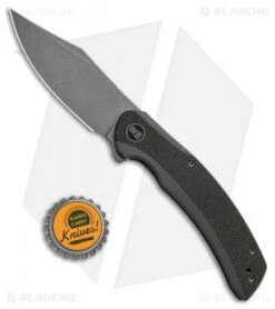 WE Knife Co. Snick Frame Lock Knife Gray Ti/Dark Green Micarta (3.5" Stonewash) -Benchmadess Zone WE Knife Co Snick Frame Lock Knife Gray Ti Dark Green Micarta 3in 5cm Stonewash BHQ 137726 td size