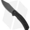 WE Knife Co. Snick Frame Lock Knife Gray Ti/Marble Carbon Fiber (3.5" Stonewash)