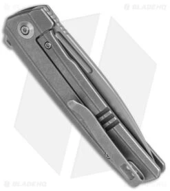 WE Knife Co. Speedster Frame Lock Knife Gray Titanium (3.5" BB) 21021B-1 -Benchmadess Zone WE Knife Co Speedster FL Gray Ti BB BHQ 144130 jr side