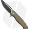 WE Knife Co. Streak Liner Lock Knife Tan G-10 (3.4" Black Stonewash) 818A -Benchmadess Zone WE Knife Co Streak LL Tan G 10 Black SW 818A BHQ 92528 jr