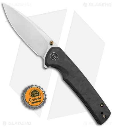 WE Knife Co. Subjugator Frame Lock Knife Marble Carbon Fiber (3.5" Satin) 6 WE Knife Co. Subjugator Frame Lock Knife Marble Carbon Fiber (3.5" Satin) - Image 4