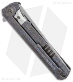 WE Knife Co. Syncro Integral Frame Lock Knife Flamed Ti (3.8" Stonewash) 909D -Benchmadess Zone WE Knife Co Syncro Integral Frame Lock Knife Flamed Ti Stonewash 909D BHQ 105678 kp jr side