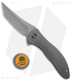 WE Knife Co. Synergy2 Tanto Integral Frame Lock Knife Ti (3.5" Stonewash) -Benchmadess Zone WE Knife Co Synergy2 Tanto Integral Shedded Ti Satin 912C BHQ 98855 jr bottlecap