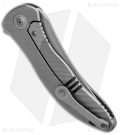 WE Knife Co. Synergy2 Tanto Integral Frame Lock Knife Ti (3.5" Stonewash) -Benchmadess Zone WE Knife Co Synergy2 Tanto Integral Shedded Ti Satin 912C BHQ 98855 jr side