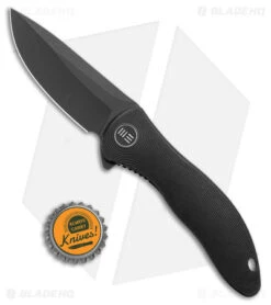 WE Knife Co. Synergy2v2 Integral Frame Lock Knife Black Titanium (3.5" BW) -Benchmadess Zone WE Knife Co Synergy2v2 Integral FL Black Ti BW BHQ 174422 jr bottlecap
