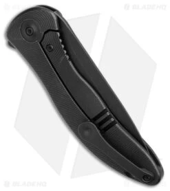 WE Knife Co. Synergy2v2 Integral Frame Lock Knife Black Titanium (3.5" BW) -Benchmadess Zone WE Knife Co Synergy2v2 Integral FL Black Ti BW BHQ 174422 jr side