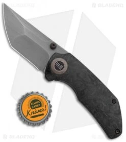 WE Knife Co. Thug Frame Lock Knife Carbon Fiber (2.6" Stonewash) -Benchmadess Zone WE Knife Co Thug FL CF SW 2103C BHQ 120906 jr bottlecap