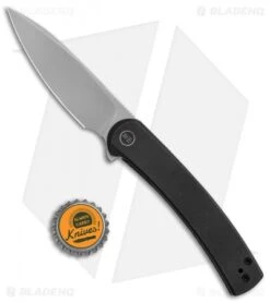 WE Knife Co. Upshot Frame Lock Knife Black Ti (3.5" Polished Bead Blast) 2102A -Benchmadess Zone WE Knife Co Upshot FL Black Ti BB 2102A BHQ 123525 jr bottlecap