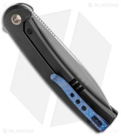 WE Knife Co. Upshot Frame Lock Knife Black Ti (3.5" Polished Bead Blast) 2102A -Benchmadess Zone WE Knife Co Upshot FL Black Ti BB 2102A BHQ 123525 jr side