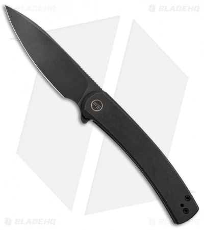 WE Knife Co. Upshot Frame Lock Knife Black Titanium (3.5" Black SW) 2102B 3 WE Knife Co. Upshot Frame Lock Knife Black Titanium (3.5" Black SW) 2102B