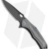 WE Knife Co. Vapor Frame Lock Knife Gray Ti/Carbon Fiber (2.95" Black) 804C -Benchmadess Zone WE Knife Co Vaper FL Gray Ti CF Black 804C BHQ 83817 jr 2