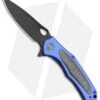 WE Knife Co. Vapor Frame Lock Knife Blue Ti/Carbon Fiber (2.95" Black) 804A -Benchmadess Zone WE Knife Co Vapor FL Blue Ti CF Black 804A BHQ 83815 jr 2