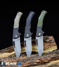 WE Knife Co. Willumsen JIXX Flipper Knife OD Green G-10/Black Ti (3.5" SW) 904A -Benchmadess Zone WE Knife Co Willumsen JIXX Flipper Knife Black G 10 Black Ti SW 904C BHQ 93875 kp logs web